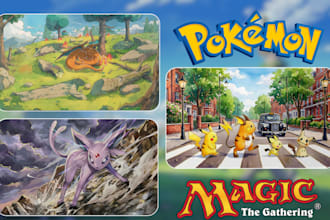illustratecustom pokemon playmat, anime tcg playmat, mtg playmat for board game
