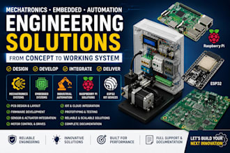 mechatronics embedded industrial automation systems engineer raspberry pi esp32