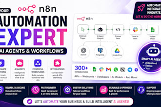 be your n8n automation expert and build ai agents and workflows