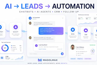 build ai chatbot ai agent lead generation automation for re developers, realtors