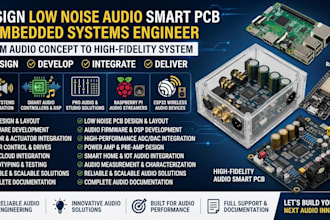 design low noise audio smart pcb and embedded system engineer raspberry pi esp32