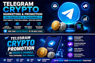 do crypto promotion crypto marketing telegram group channel