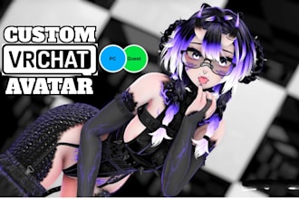 model custom vrchat avatar for you