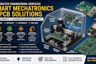 design smart mechatronics pcb machine and hardware embedded electronic systems