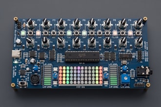 develop firmware for midi controller electronic instrument led relay controllers