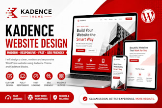 kadence blocks website design