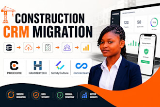 construction CRM migration procore hammertech safetyculture connecteam