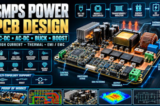 design smps dc dc converter power supply pcb