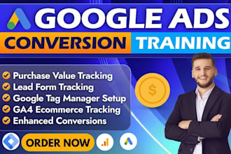 fix and setup google ads conversion tracking, ga4 server site tracking with GTM