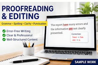 proofread and edit your documents
