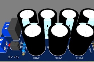 do power supply pcb, dc dc converter, multilayer pcb, pcb routing, dfm ready