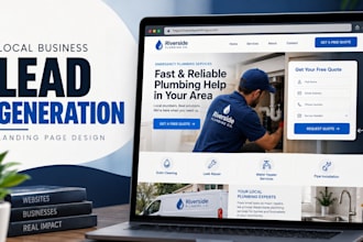 build a lead generation landing page for your local business