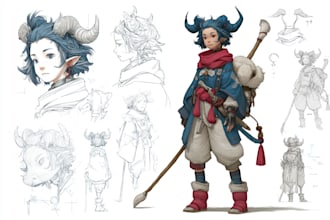 draw your oc, world of warcraft or dnd fantasy character