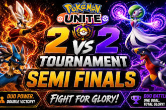 thumbnail overlay posters design for gaming
