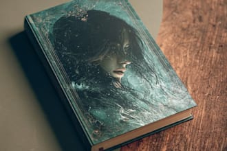 design cinematic fantasy book cover art