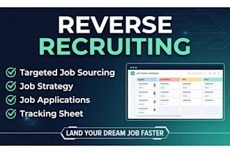 be your reverse recruiter for job search and applications