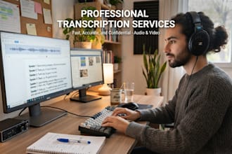 transcribe and clean up text for your videos or podcasts