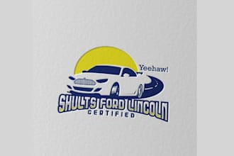 design energetic car dealership logo