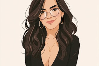 create a custom digital illustration for you
