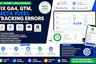 fix ga4 GTM meta pixel tracking errors, capi and event issues