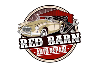 create high quality and beautiful auto repair logo design