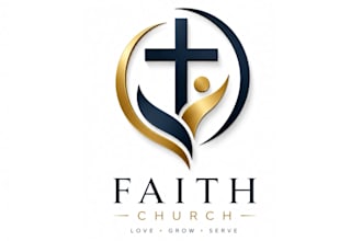 create a neat church seal logo, bishop apostle seal for your