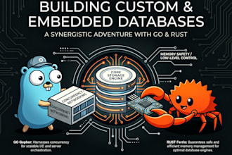 build a custom embedded database cli in rust or go