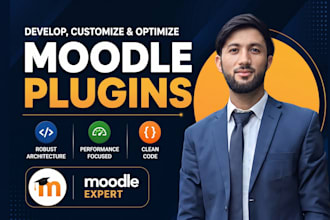 develop, customize, and optimize moodle plugin