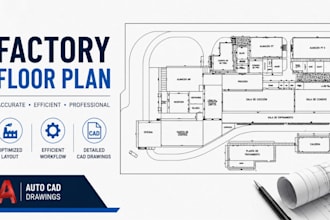 design food processing plant layout, factory floor plan and autocad cad