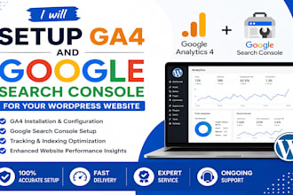 setup ga4 and google search console for your wordpress