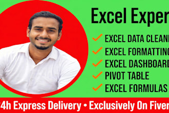 clean excel data, dashboard, pivot chart, google sheets