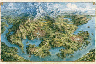 design vector map illustration