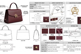 create fashion bag tech pack handbag tech pack backpack tech pack purse specs