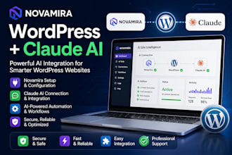 set up novamira wordpress with claude ai for powerful ai automation