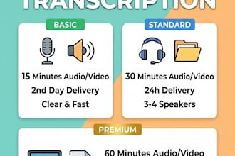 professionally transcribe your spanish audio or video
