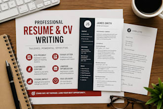 write an ats friendly resume CV tailored to your career