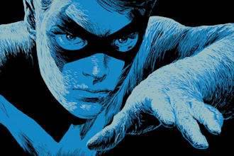 create epic superhero graphic novel art