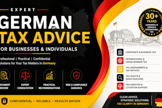 provide expert german tax advice for businesses and individuals
