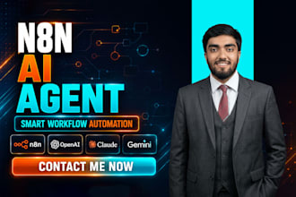 create custom n8n ai agent, n8n workflow automation for business, n8n ai agent