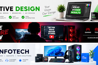 design a professional modern banner for your business