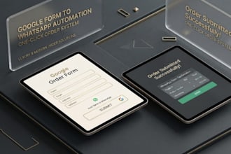 create a custom whatsapp order and lead capture form