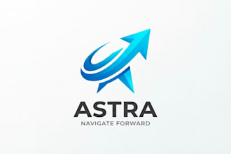 design a modern pointer logo for your brand