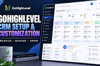 setup and customize your gohighlevel CRM