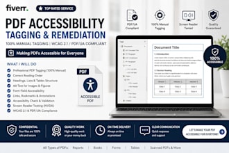 create accessible PDF documents
