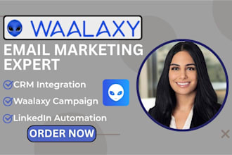 setup waalaxy campaign waalaxy linkedin automation waalaxy crm integration