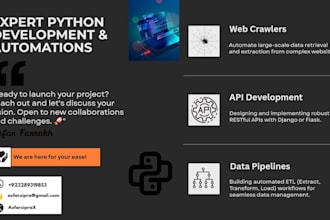 build custom python scripts, cli applications, and fix bugs
