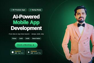 create stunning app mobile app ai mobile hybrid app ios android app, mvp app