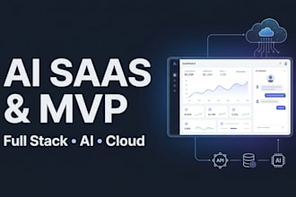 build ai saas mvp and full stack ai web applications