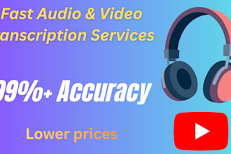 transcribe audio and video files with high accuracy