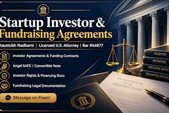 draft premium startup financing and investor rights agreements
